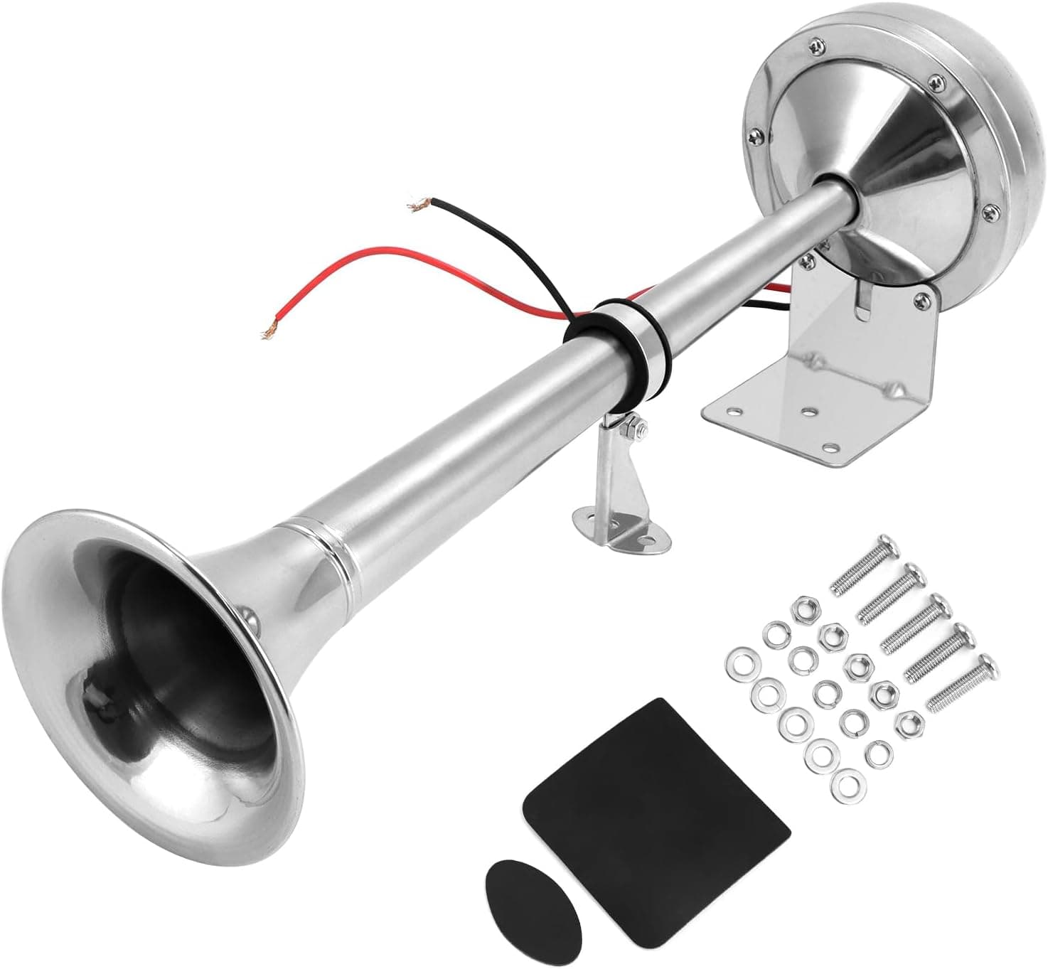 Bocina marina QWORK 12V de acero inoxidable para barco